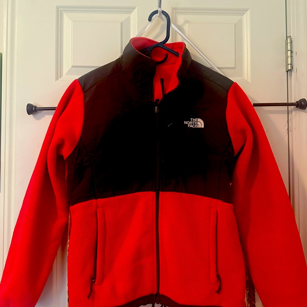 Reddish/Orange Med NorthFace Jacket